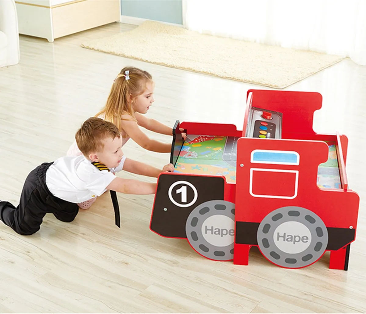 Hape Locomotief Speeltafel - 34 Onderdelen - 3x AA