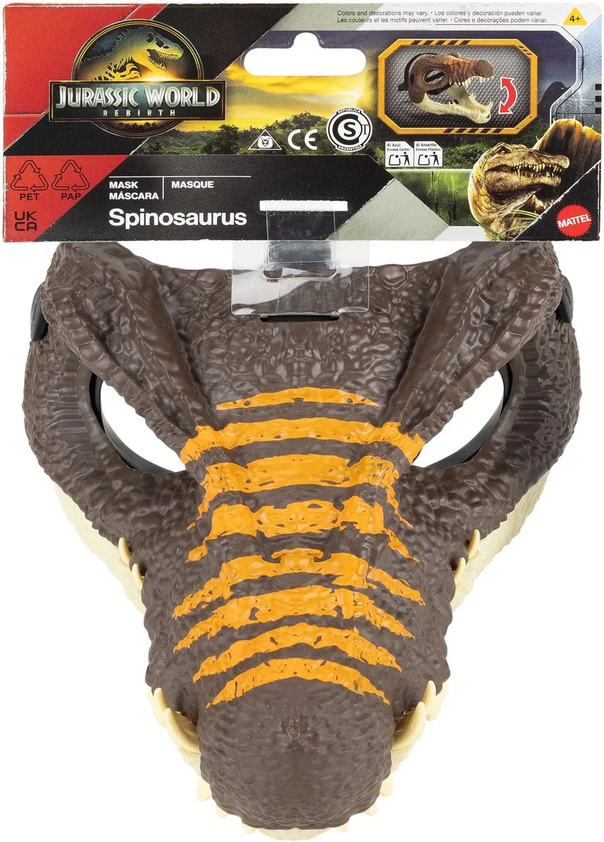 Mattel Jurassic World Spinosaurus Masker - Meerkleurig