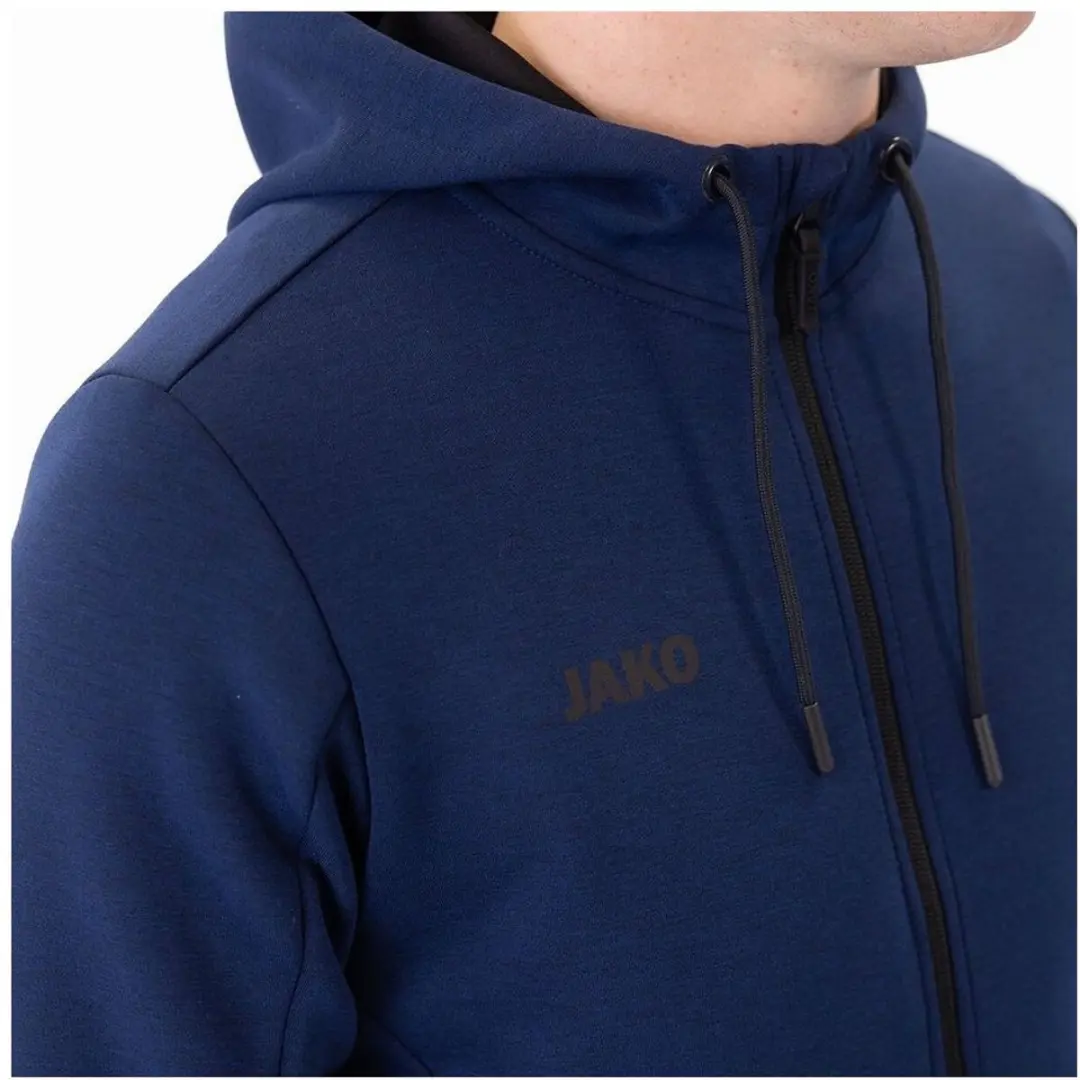 Jako Premium Basics Sweatvest Heren S - Blauw/Zwart - afbeelding 2 van 3