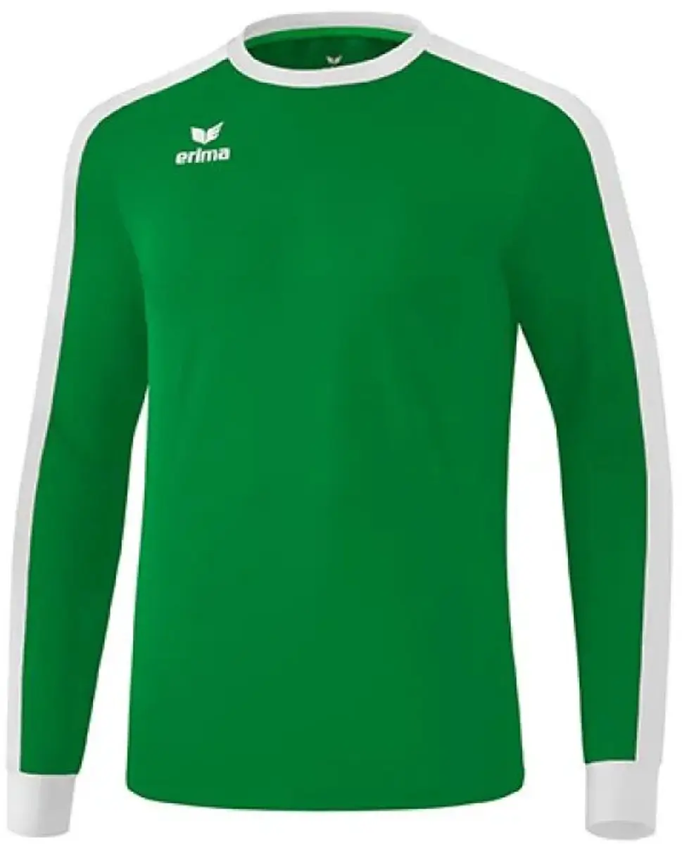 Erima Retro Star Voetbalshirt Lange Mouw - L - Smaragd