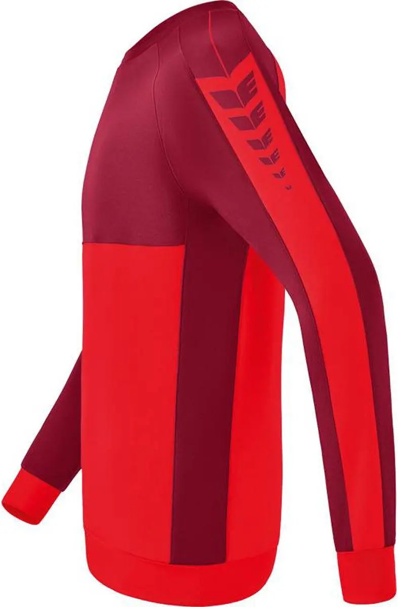 Erima Six Wings Sweatshirt Kinderen 164 - Bordeaux/Rood