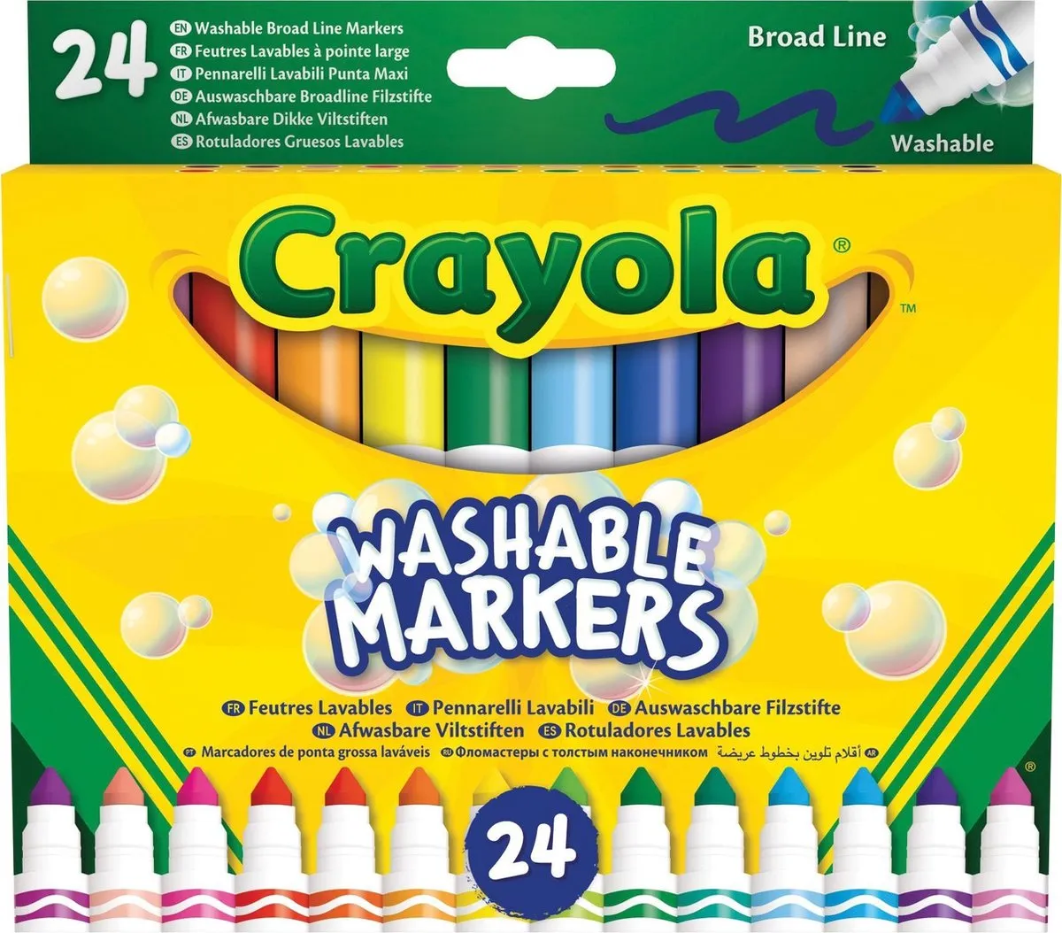 Crayola Afwasbare Viltstiften 24 Stuks