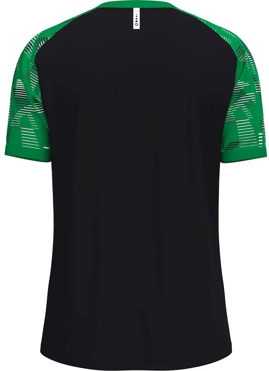 JAKO Sonic T-Shirt Heren XXL - Zwart/ Groen