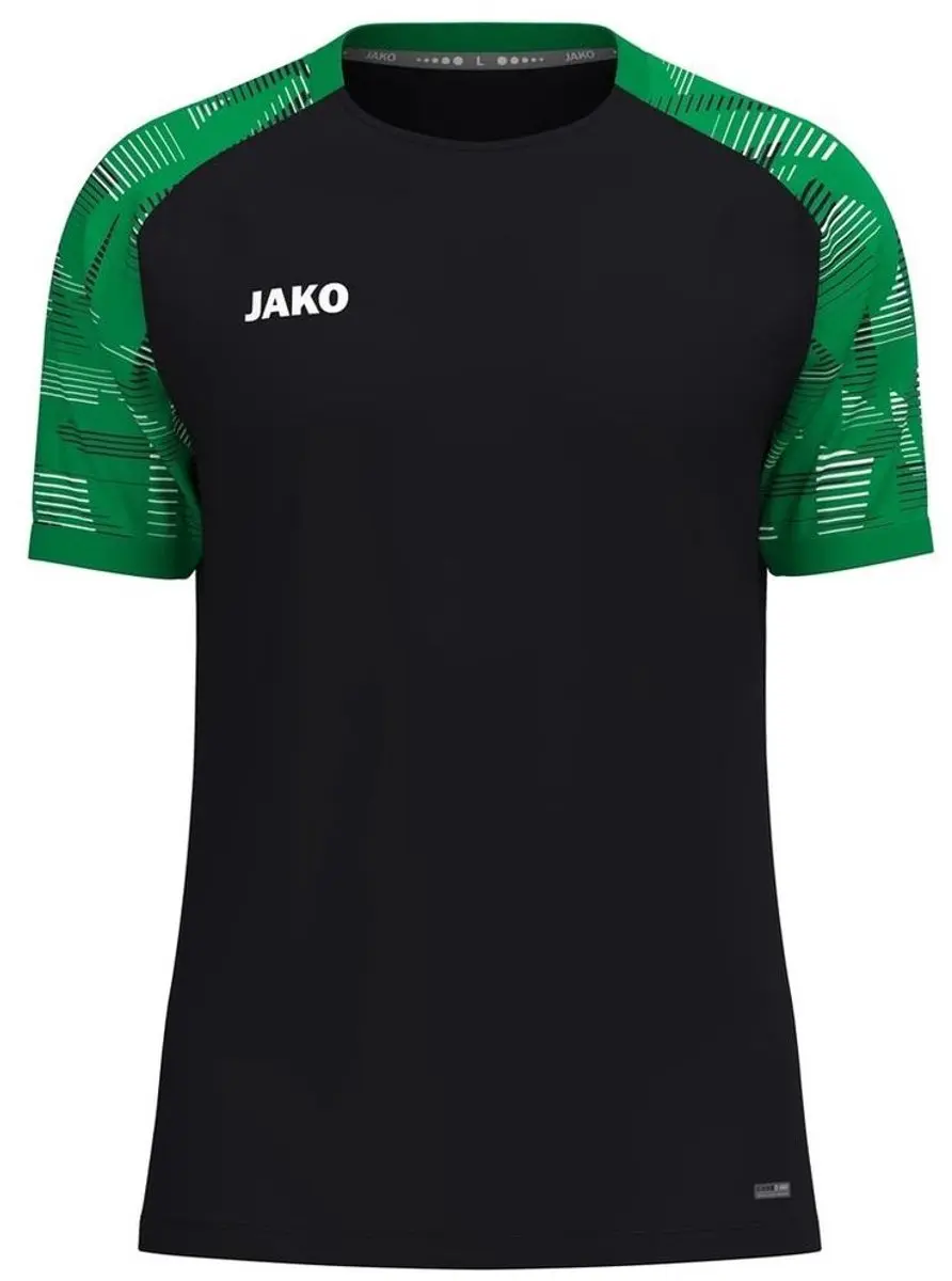JAKO Sonic T-Shirt Heren XXL - Zwart/ Groen