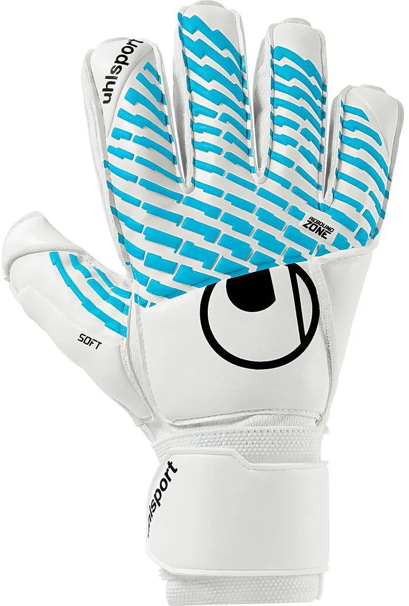 Uhlsport FM Cybertec Soft Flex Frame Keepershandschoenen 6.5 - Wit/Lichtblauw/Zwart