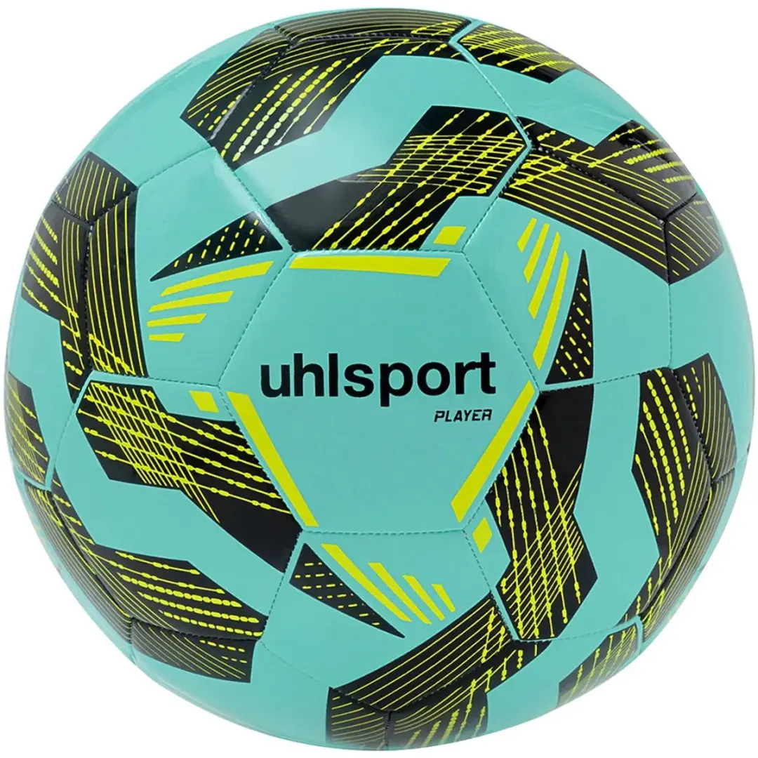 Uhlsport Player Trainingsbal Maat 5 - Groen/Zwart/Fluogeel