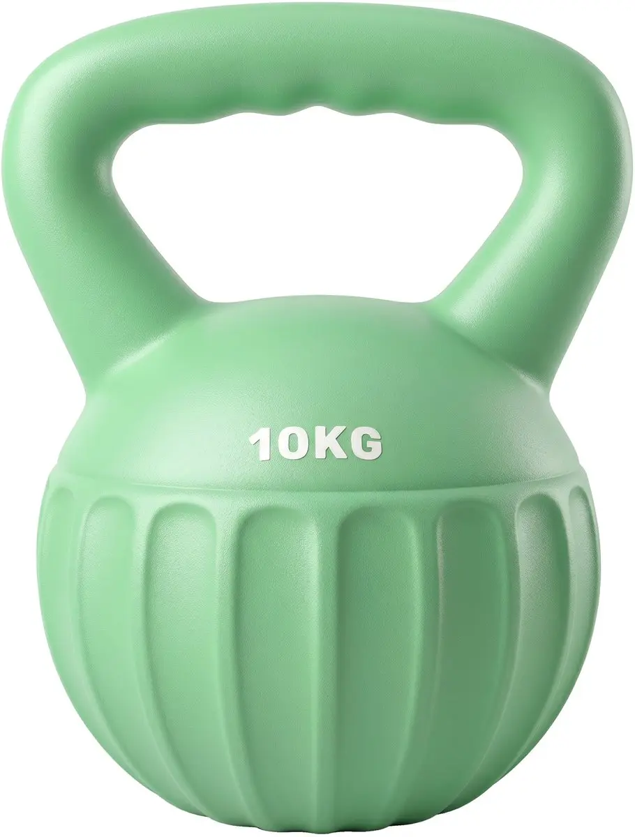 SPORTNOW Kettlebell-Zand-21L x 21B x 27H cm-Groen