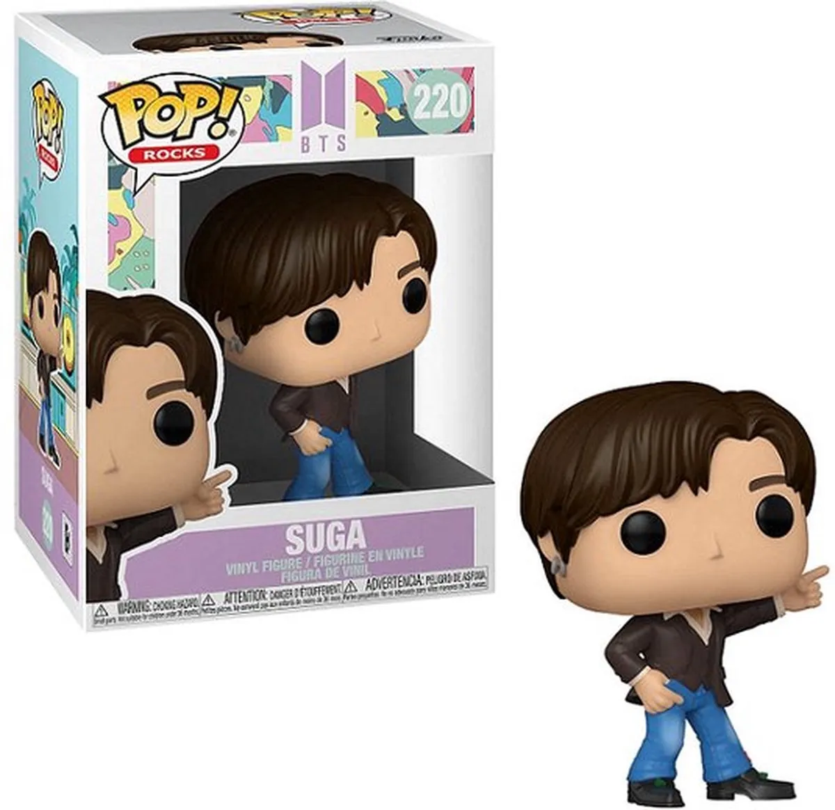 Funko BTS POP! Rocks Suga Dynamite 48109 - Verzamelfiguur 9cm - Multicolor
