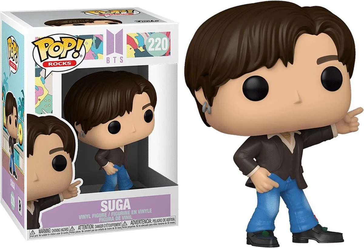 Funko BTS POP! Rocks Suga Dynamite 48109 - Verzamelfiguur 9cm - Multicolor - afbeelding 6 van 6