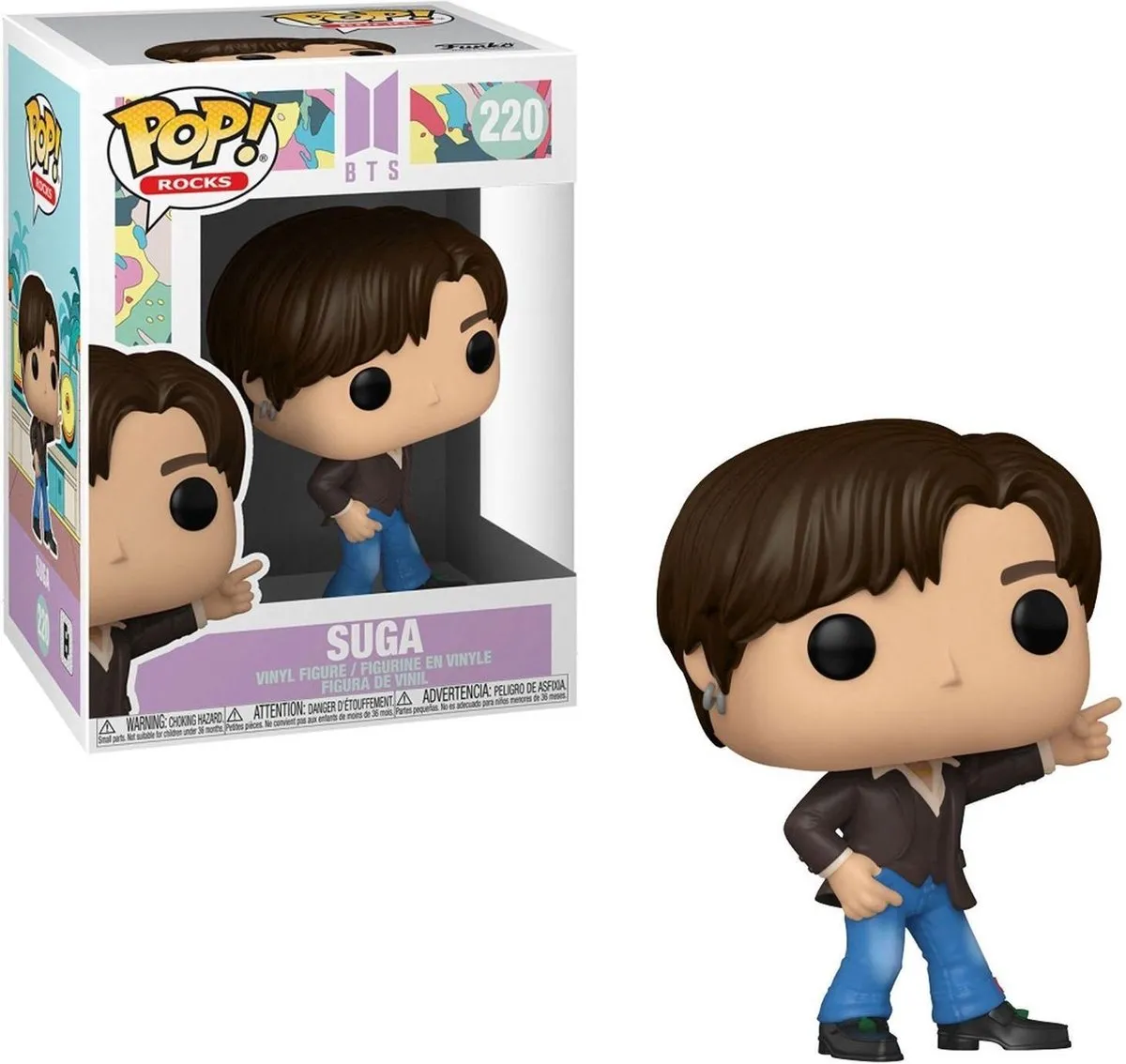Funko BTS POP! Rocks Suga Dynamite 48109 - Verzamelfiguur 9cm - Multicolor