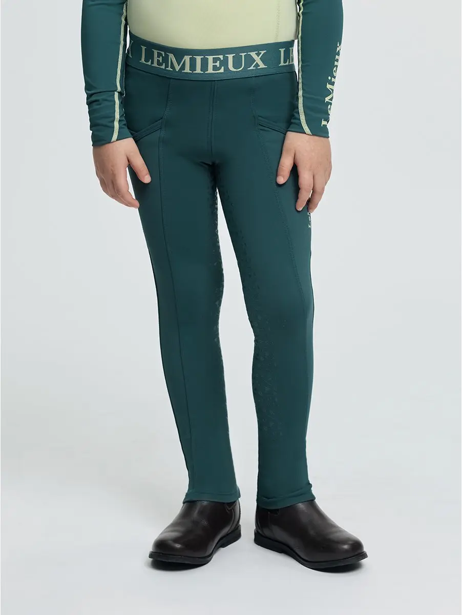Lemieux Paardrijlegging Lemieux Mini Full Grip Kids Turquoise
