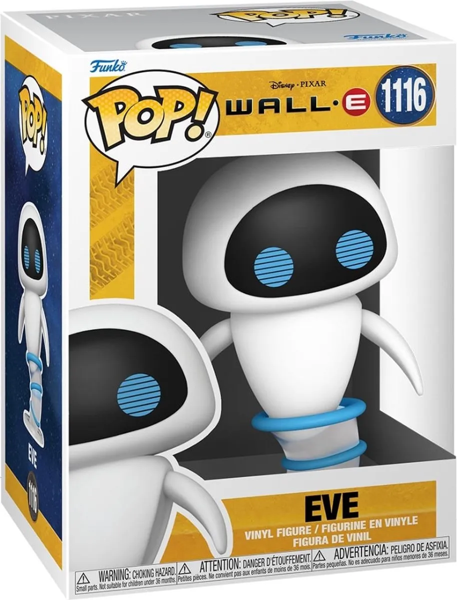 Funko POP! Movies Wall-E Eve Flying - 9cm - Multicolor