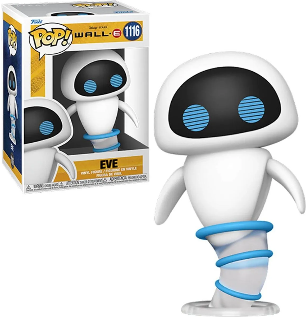 Funko POP! Movies Wall-E Eve Flying - 9cm - Multicolor