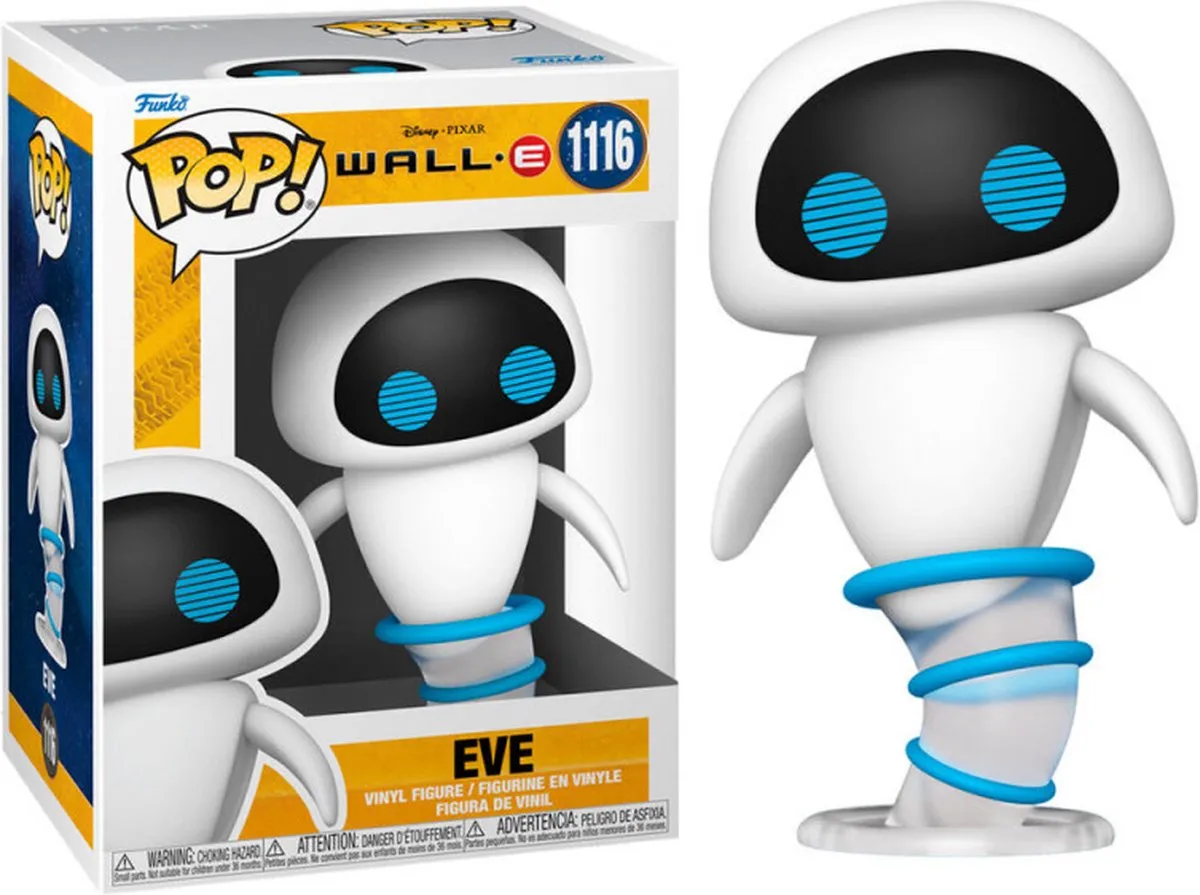 Funko POP! Movies Wall-E Eve Flying - 9cm - Multicolor