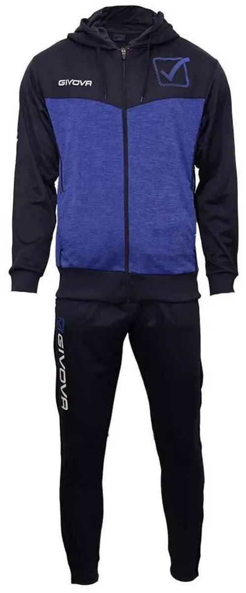 Givova Visa Melange Trainingspak - L - Blauw - afbeelding 2 van 3