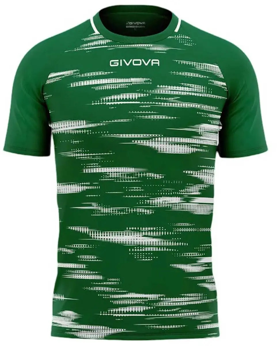 Givova Pixel Sportshirt - M - Groen/Wit