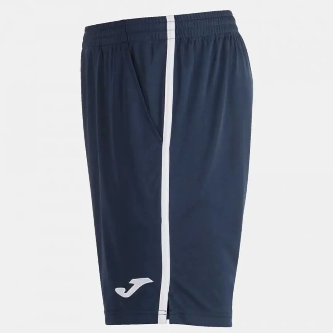 Joma Open III Korte Broek 140cm - Donkerblauw/Wit - afbeelding 4 van 4