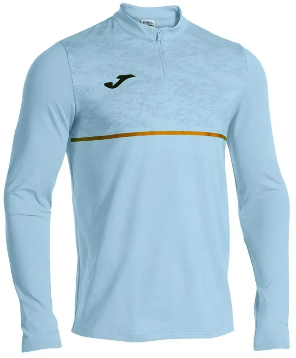 Joma Record III Sweatshirt - Halve rits - L - Sky Blue