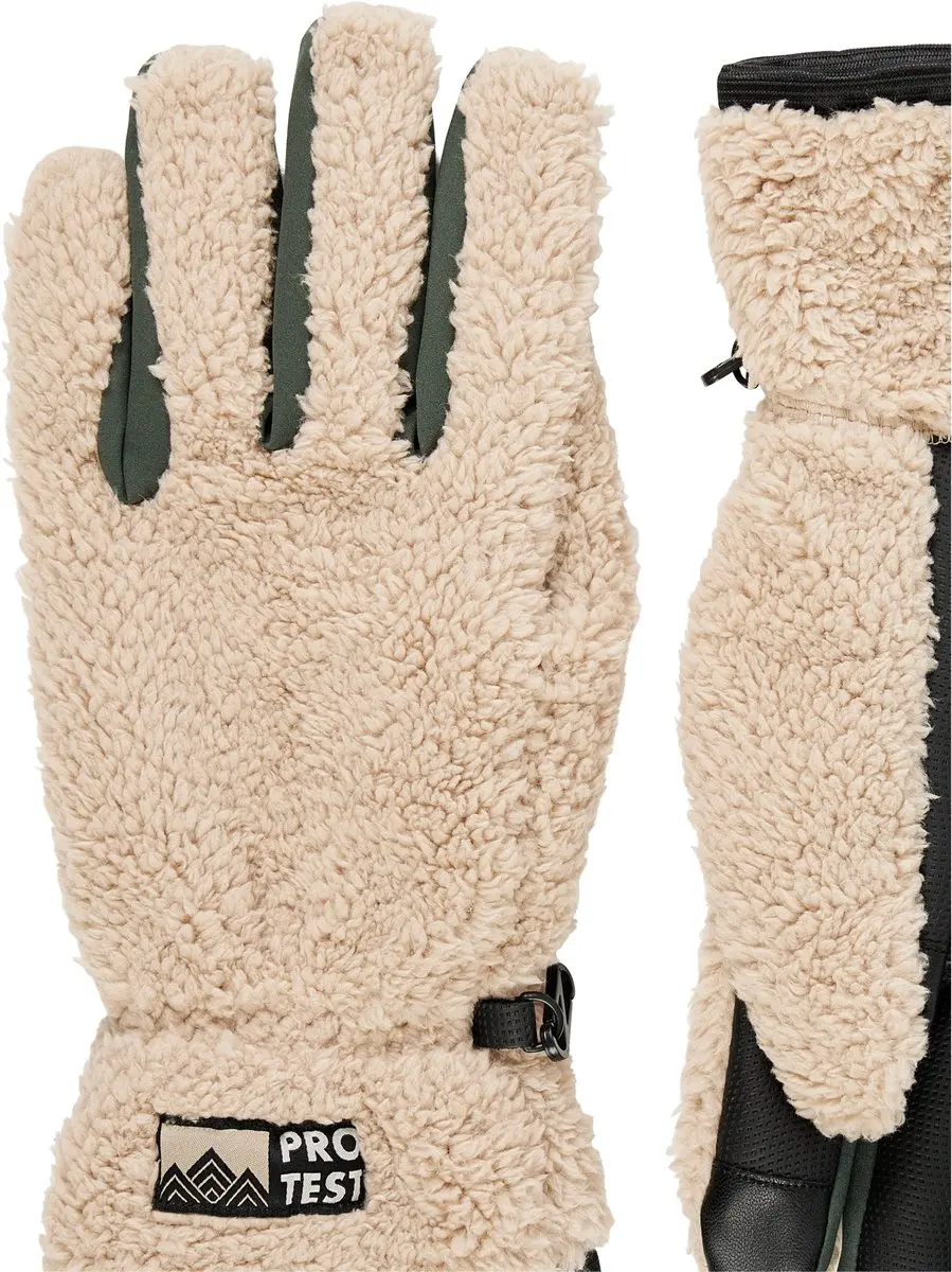 Protest Prthybrid Heren Ski Handschoenen - Waterafstotend - L - Bamboo Beige - afbeelding 3 van 6