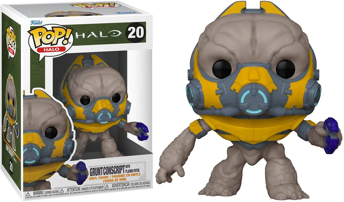 Funko Pop Halo Infinite Grunt Conscript - Plasma Pistool - Multicolor