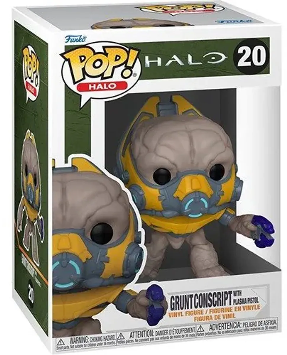 Funko Pop Halo Infinite Grunt Conscript - Plasma Pistool - Multicolor