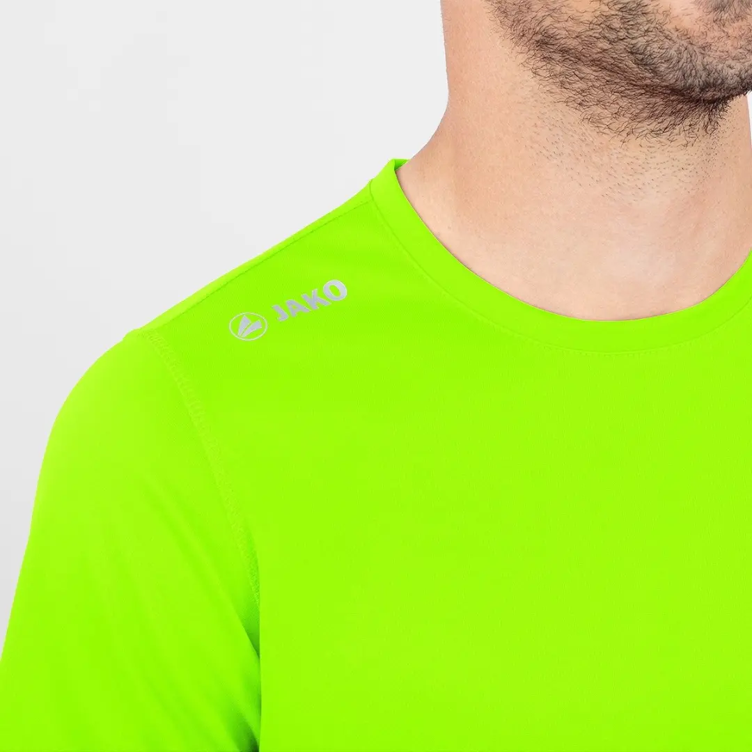 JAKO Run 2.0 T-Shirt Heren - Fluogroen - Maat S