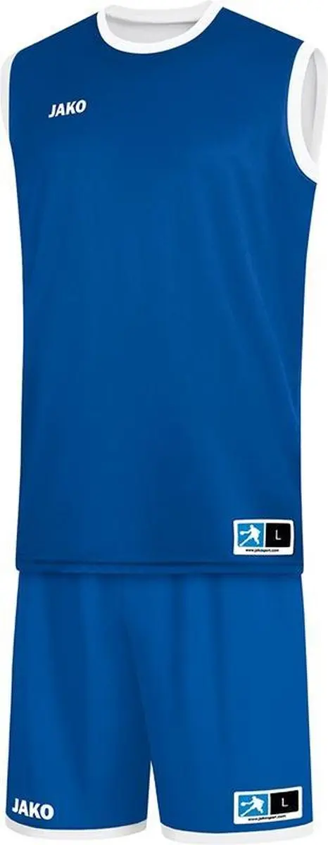 JAKO Change 2.0 Reversible Shirt Kinderen XXS - Wit/Royal