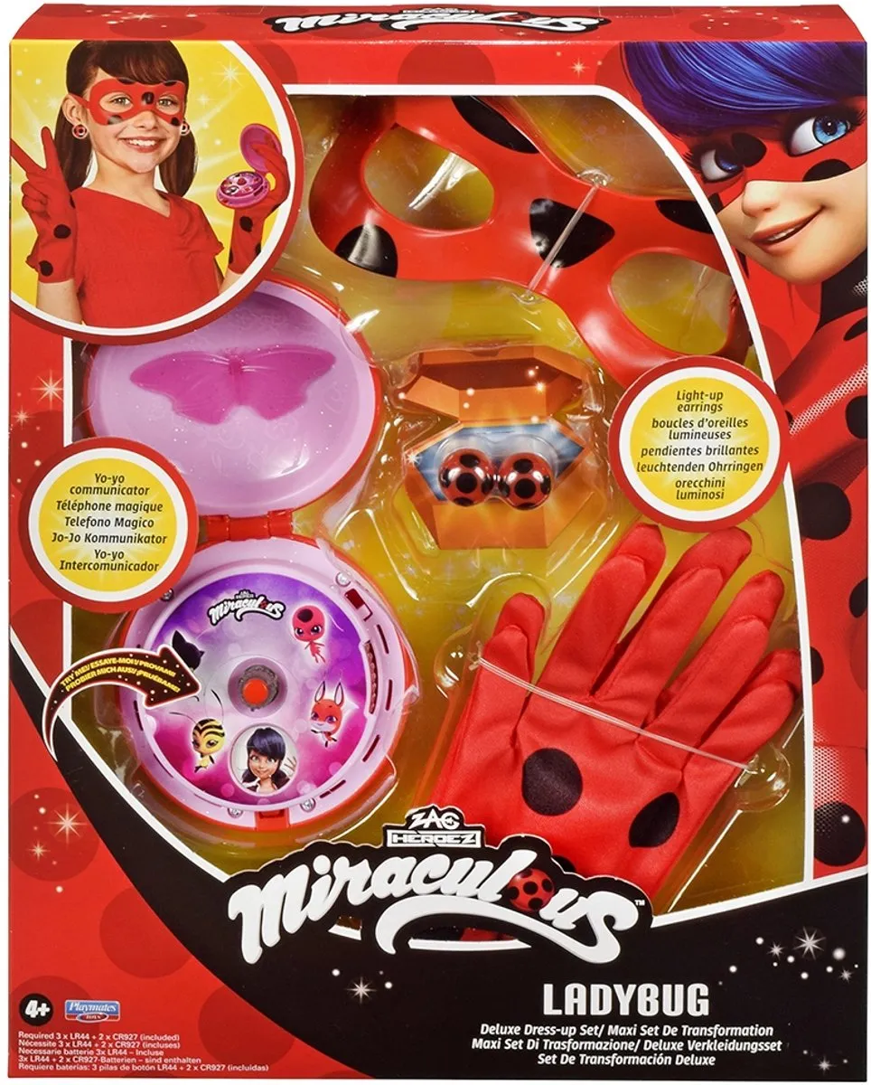 Bandai Miraculous Ladybug Transformatie Verkleedset