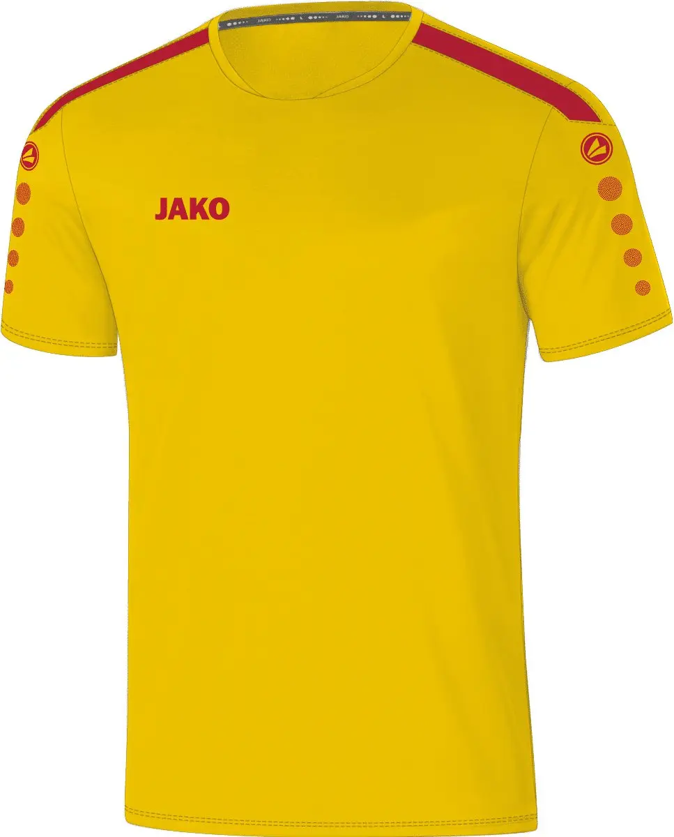 JAKO Power Shirt Dames Korte Mouw - Rood/Geel Maat 42 - afbeelding 6 van 6