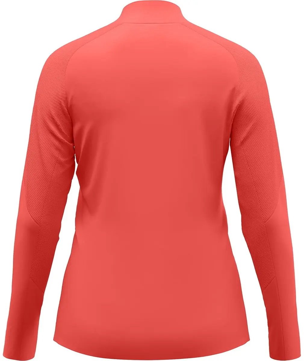 Jako Light Flow Ziptop Dames - Koraal L
