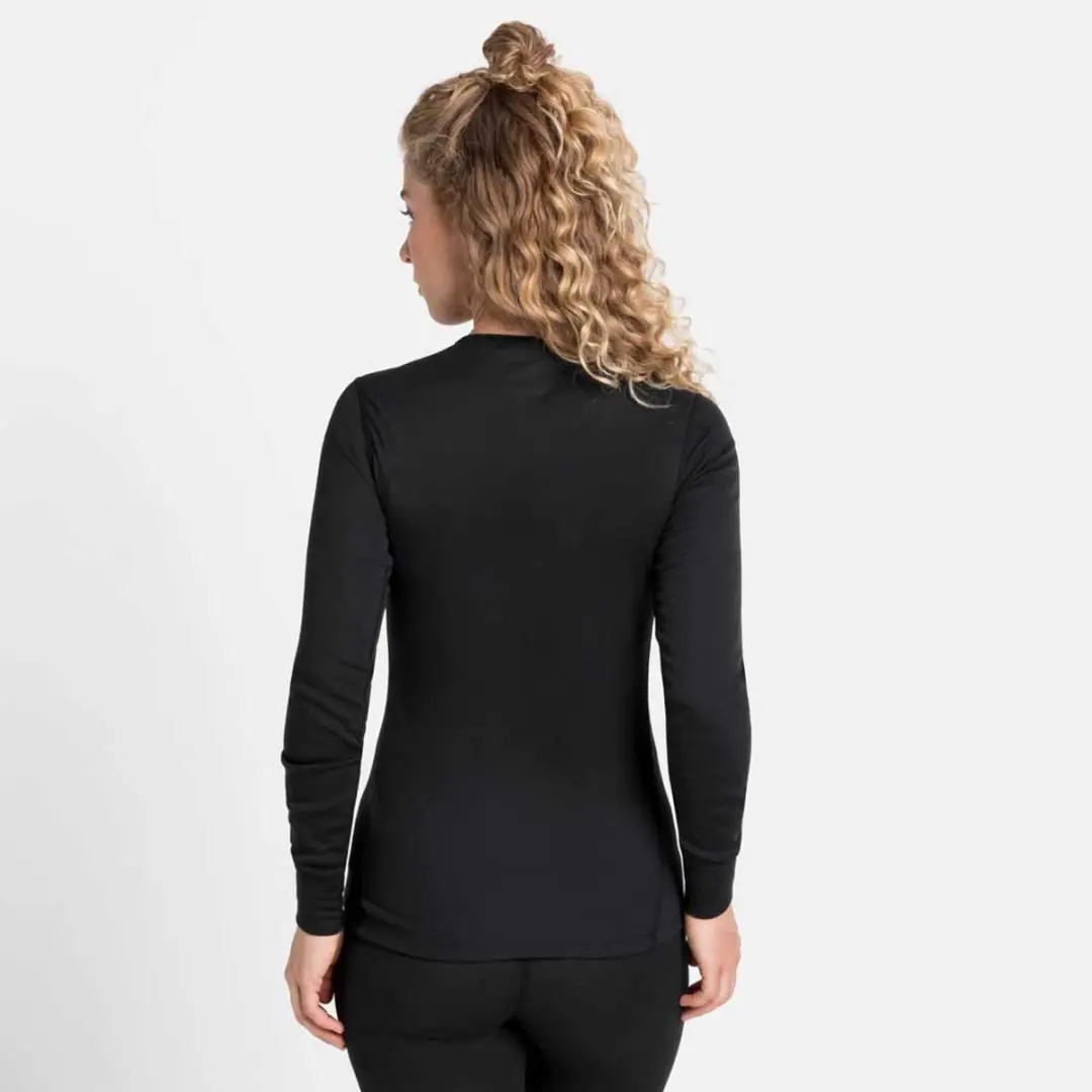ODLO Active Warm Thermoshirt Dames XL - Zwart