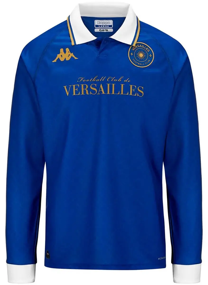 Kappa FC Versailles Thuisshirt 2025 - XXL - Longsleeve - Blauw