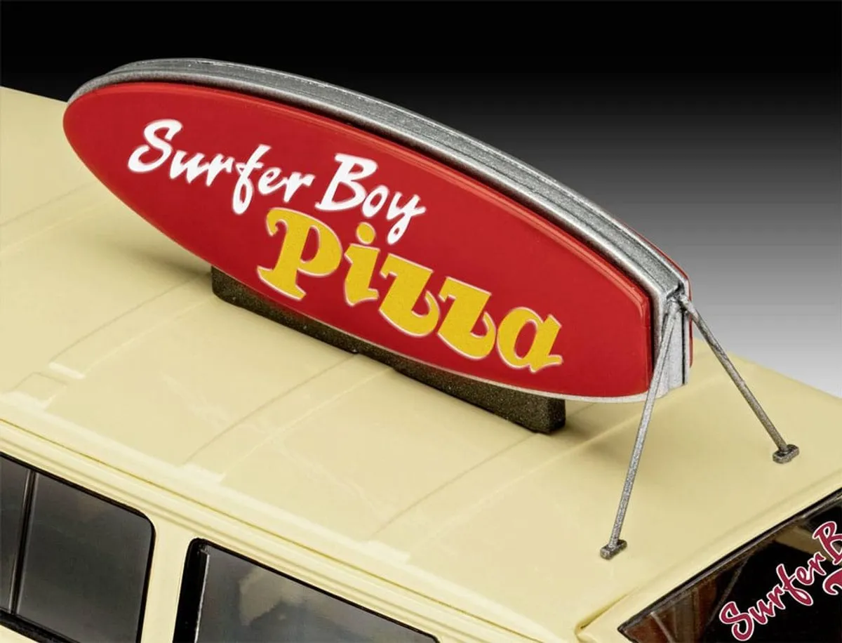 Revell 07725 Stranger Things Surfer Boy Argyle VW T3 Pizza Bus - 1:25 - 84 Onderdelen