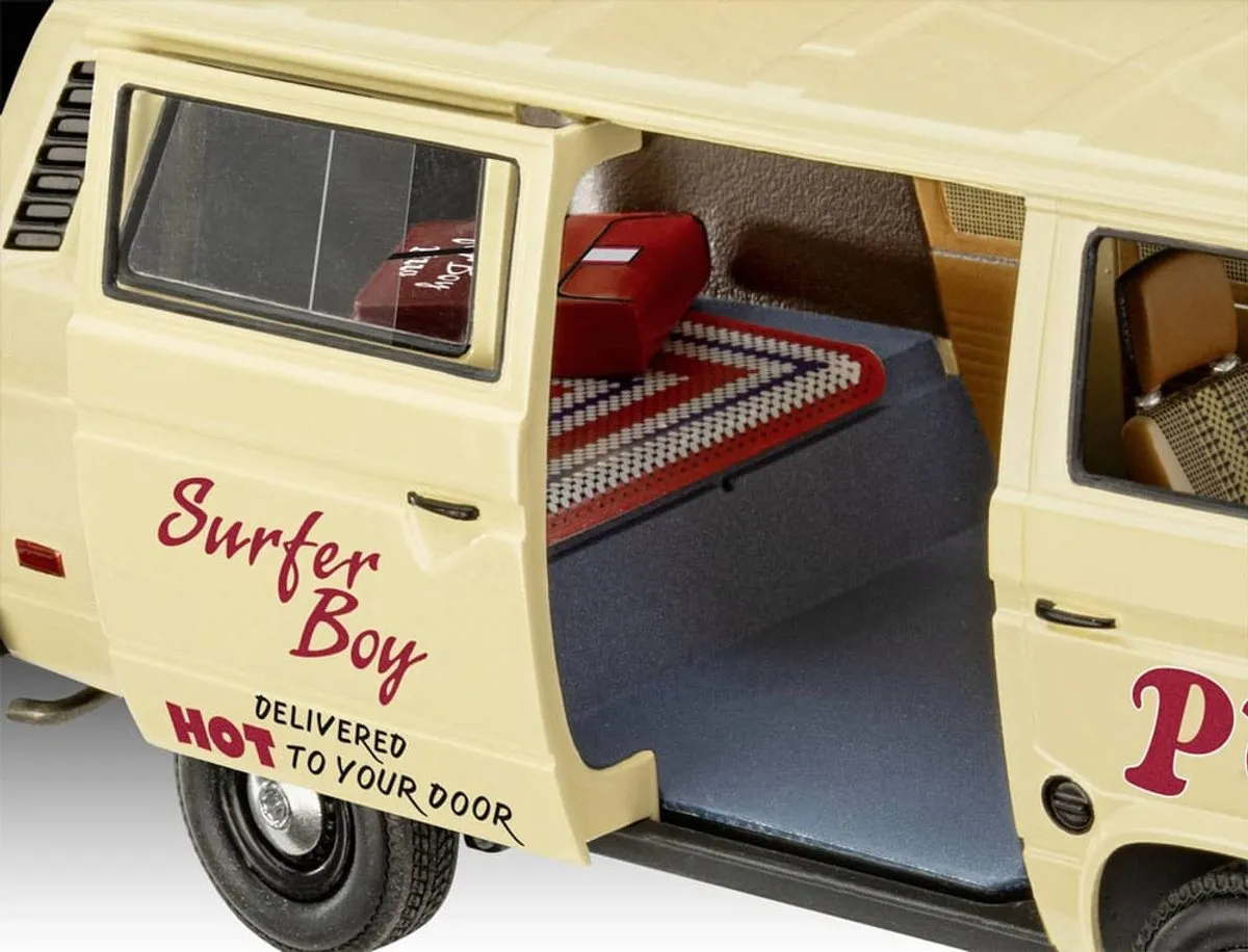 Revell 07725 Stranger Things Surfer Boy Argyle VW T3 Pizza Bus - 1:25 - 84 Onderdelen