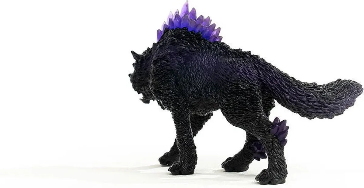 Schleich Eldrador Creatures Schaduwwolf Speelfiguur 42554 - Zwart/Paars - afbeelding 6 van 6