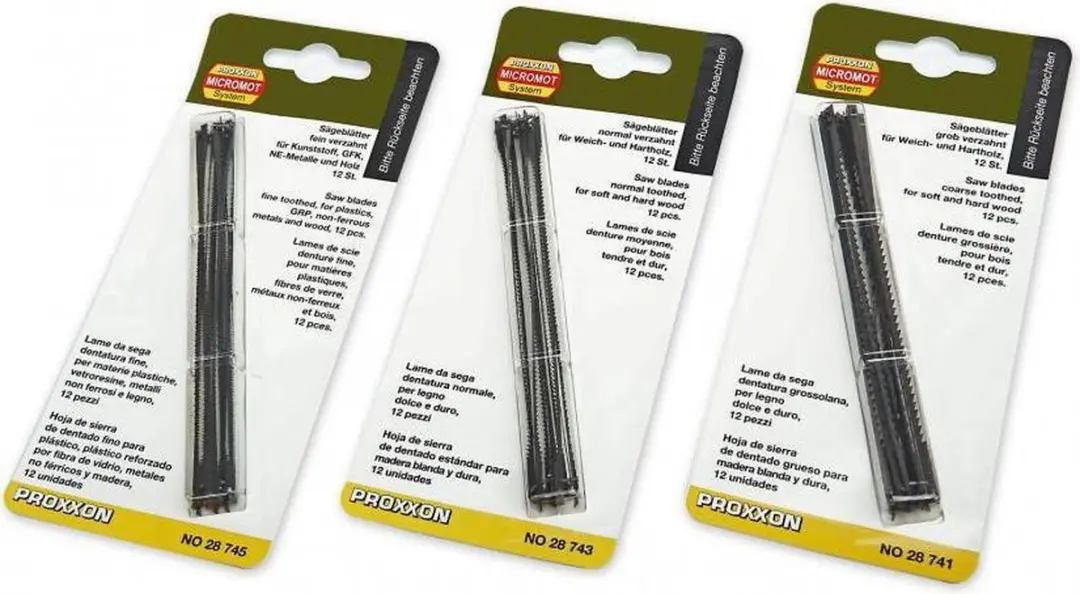 Proxxon Micromot 28743 Figuurzaagblad - Metaal - 12 Stuks