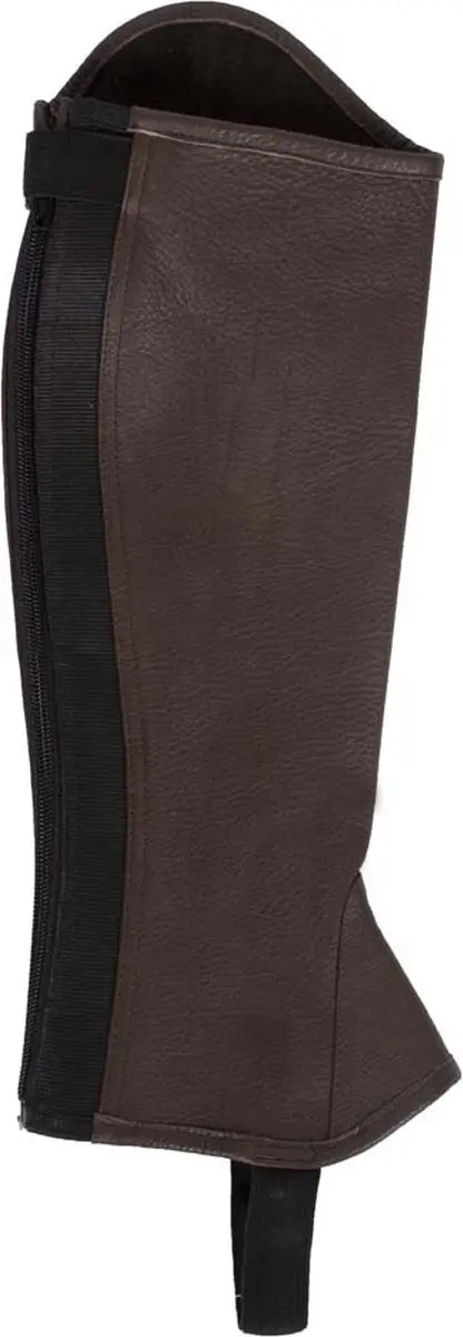 Mondoni Braga Minichaps L/SHORT - Zwart Leer