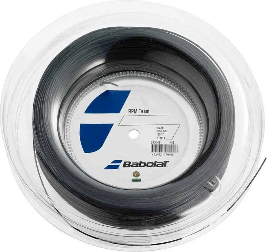 Babolat RPM Team 200M Tennisnaar 1.30mm - Zwart - afbeelding 4 van 4