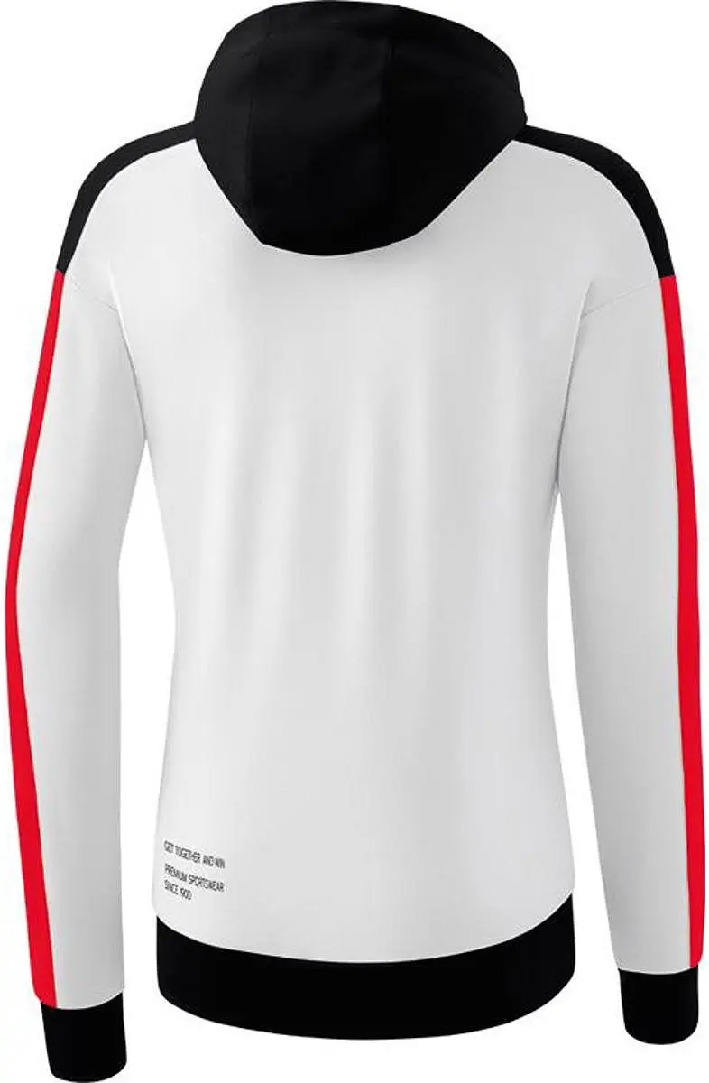 Erima Change Trainingsjack Dames - Maat 34 - Wit/Zwart/Rood