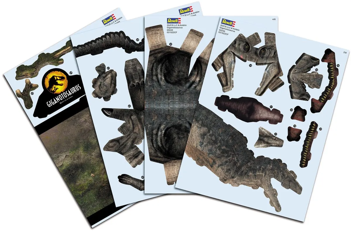 Revell Jurassic World Dominion Dinosaur 3D Puzzel 50 Stuks - Multi