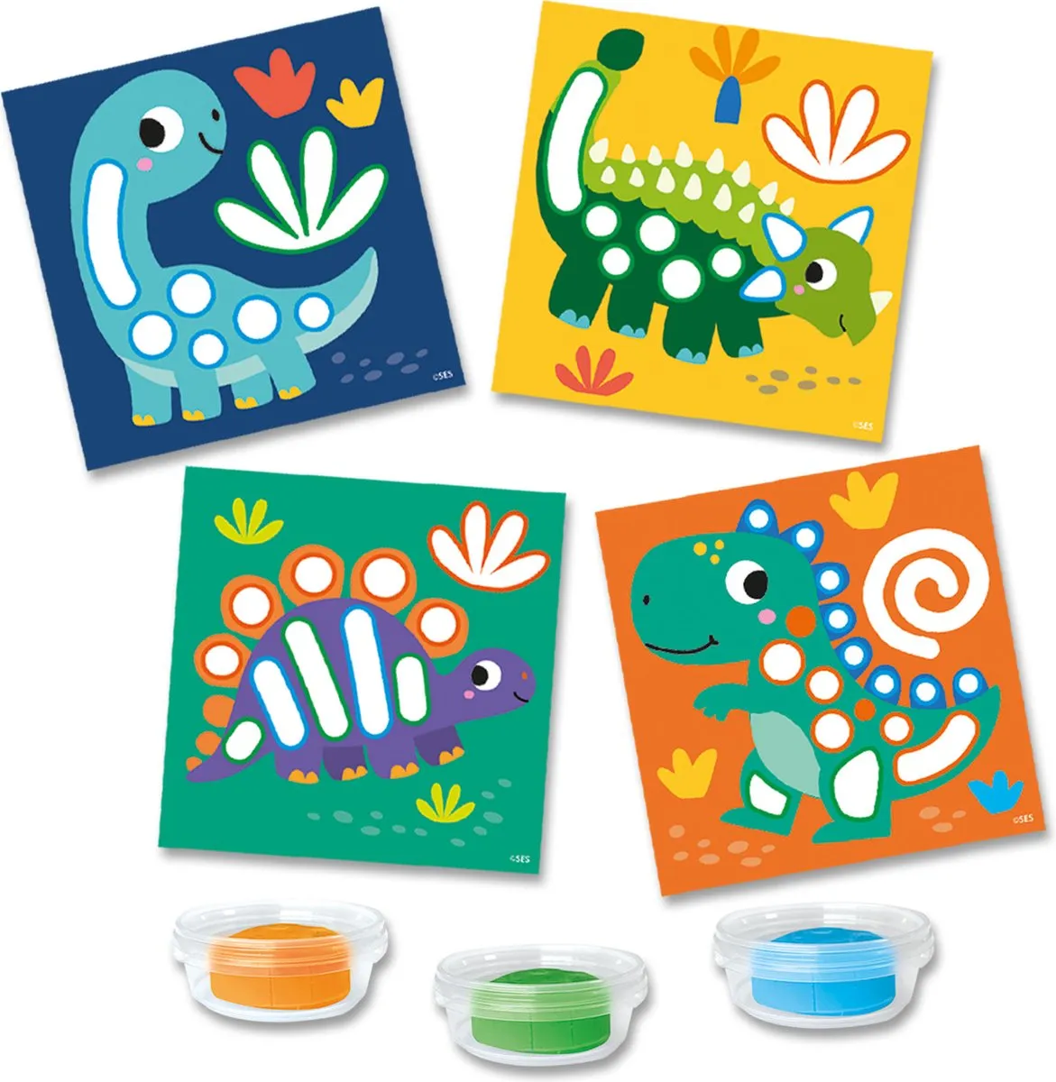 SES Creative My First Dino Klei - 3 Stuks