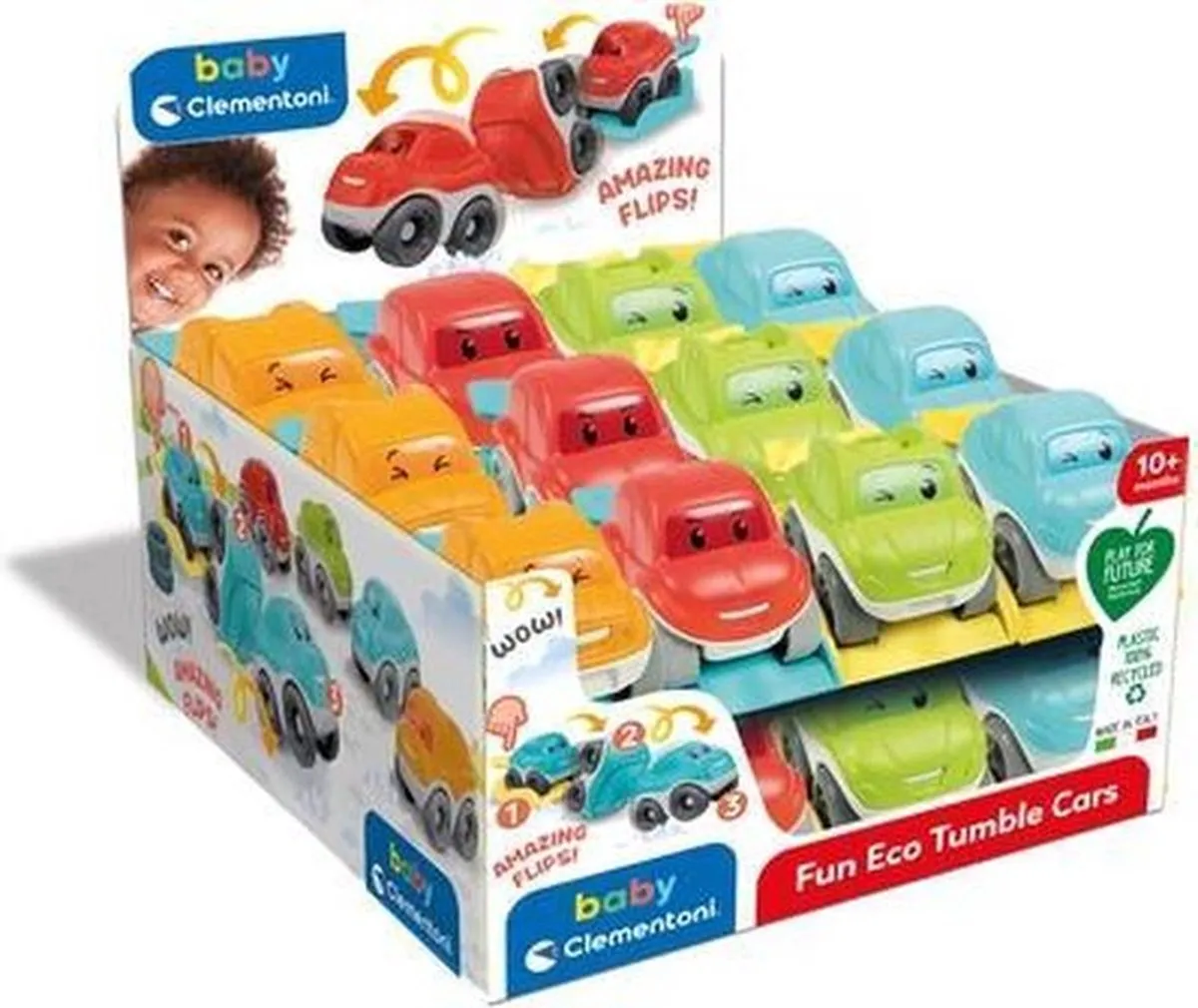 Clementoni Fun Eco Tumble Cars 17429