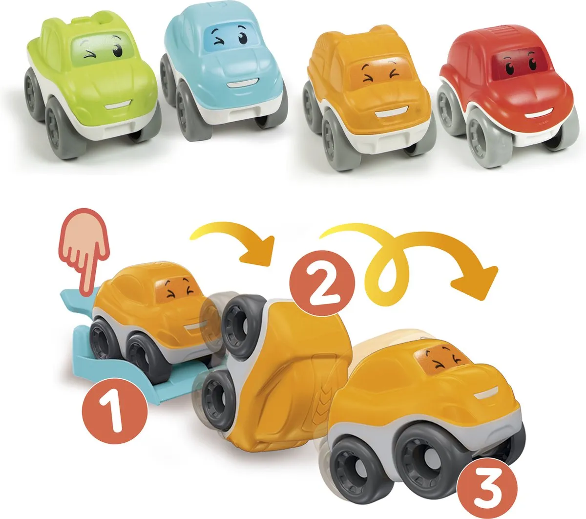 Clementoni Fun Eco Tumble Cars 17429