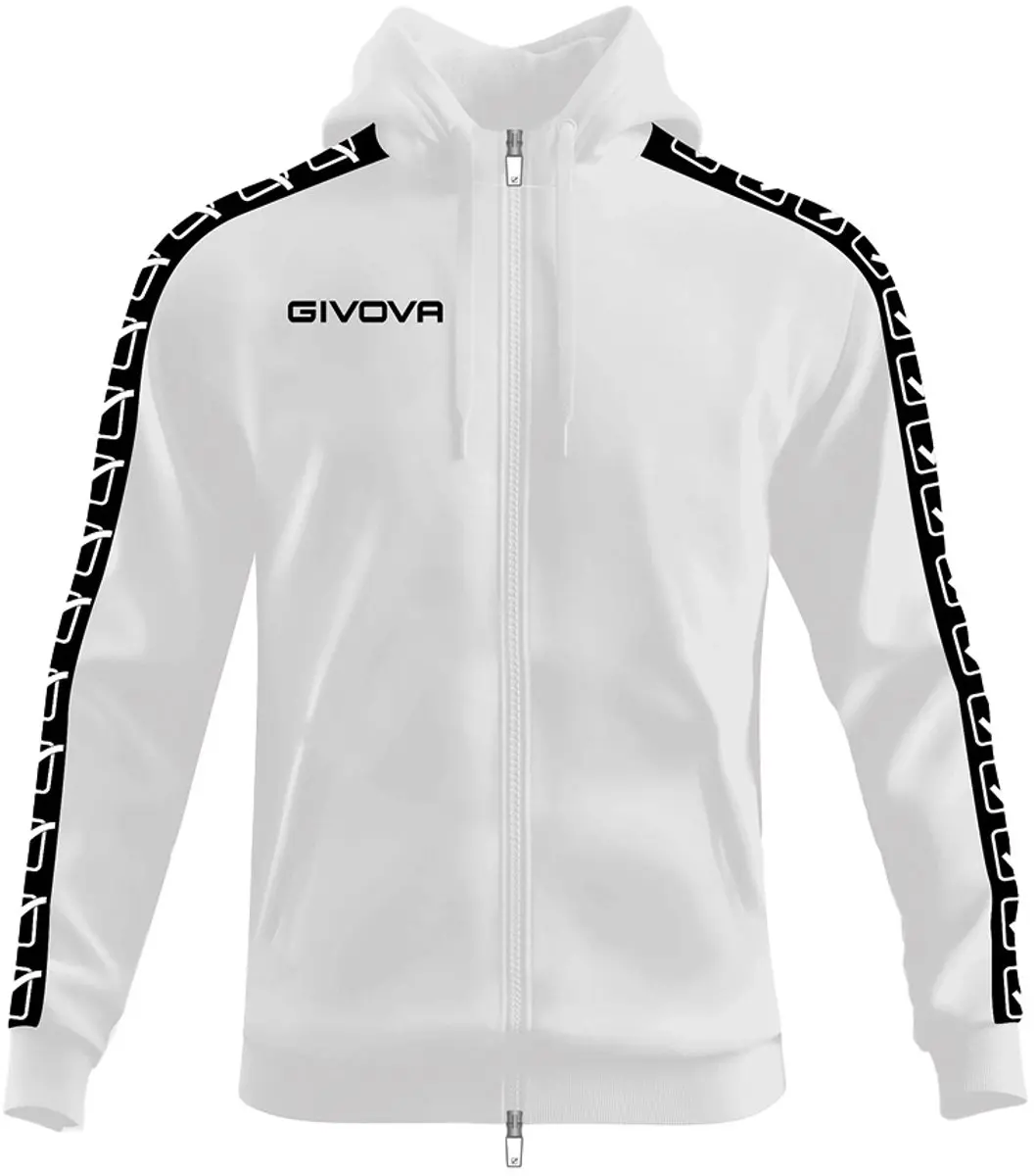 Givova Terry Band Sweatshirt Met Rits Groen S Man,Vrouw