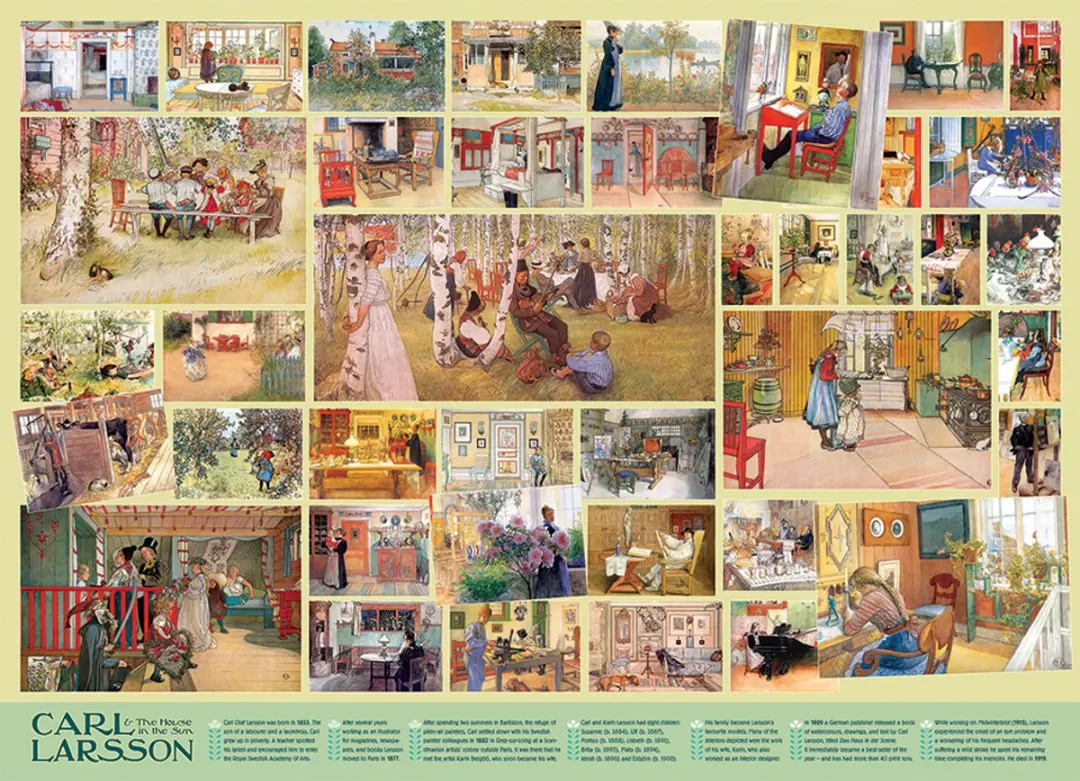 Cobble Hill legpuzzel Carl Larsson