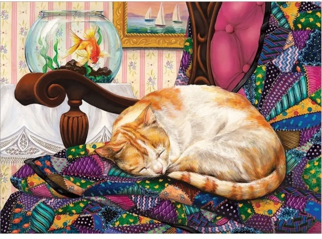 Cobble Hill Sweet Dreams Legpuzzel 1000 Stuks - Multicolor - afbeelding 2 van 2