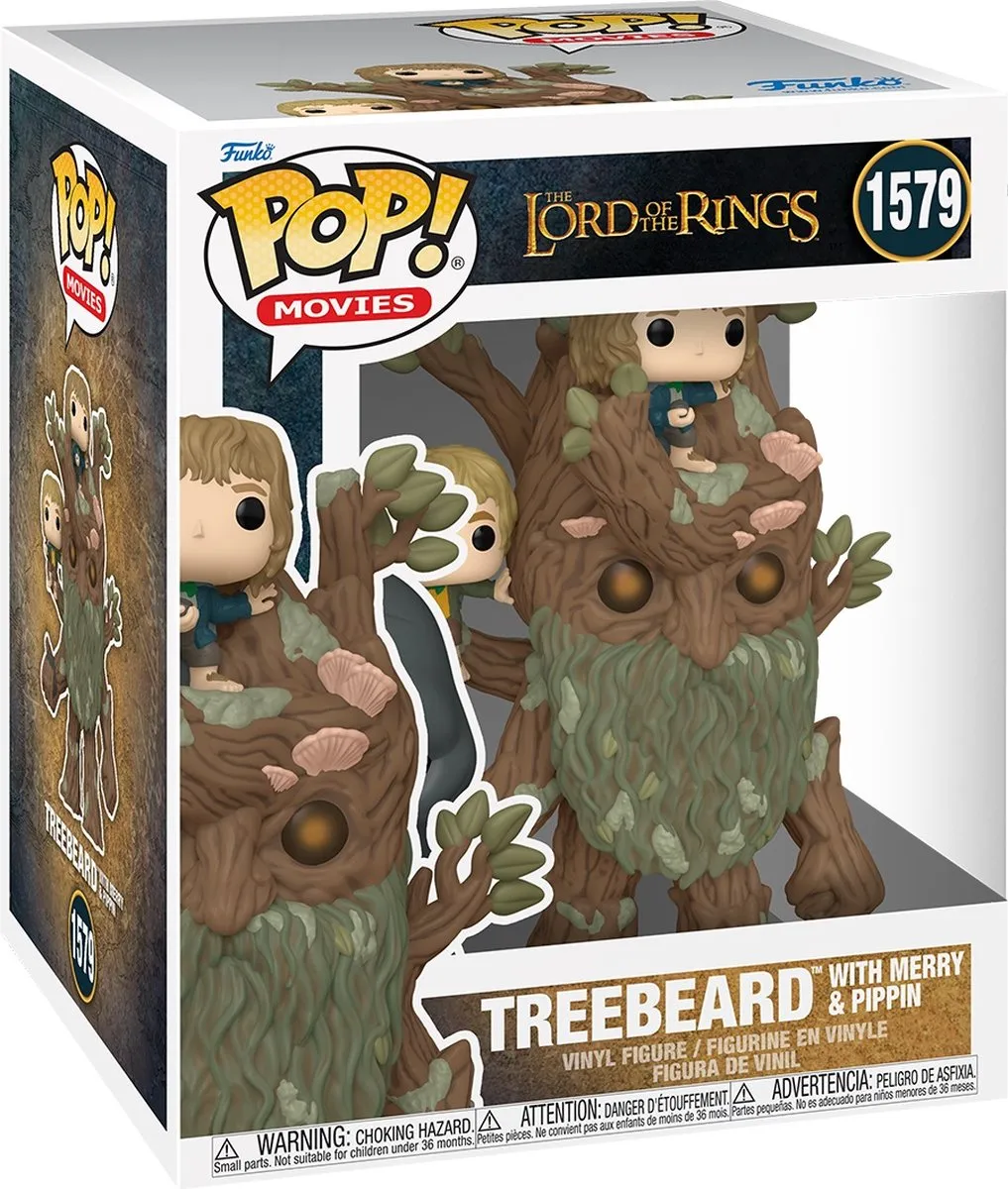 Funko Pop Treebeard met Merry & Pippin The Lord of the Rings #1579 - Multi
