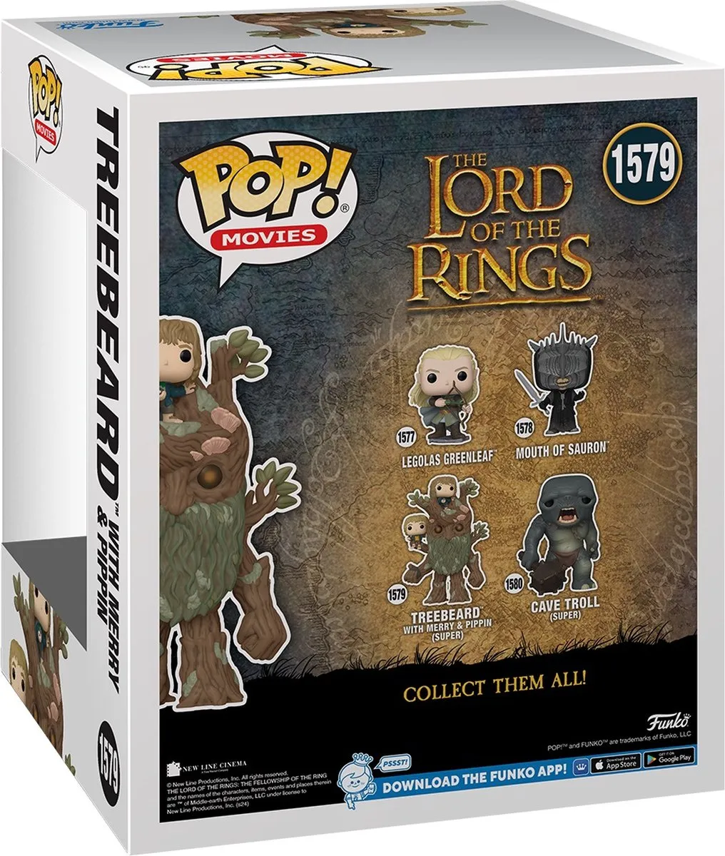Funko Pop Treebeard met Merry & Pippin The Lord of the Rings #1579 - Multi
