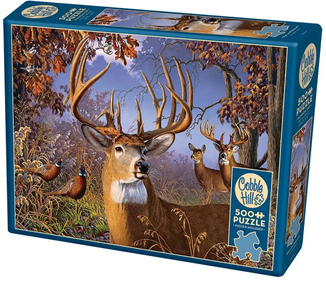 Cobble Hill Herten en Fazanten Legpuzzel 500 Stuks - 45055 - afbeelding 2 van 2