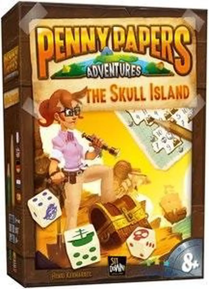 Sit Down! Penny Papers Adventures Skull Island - Avonturenbordspel